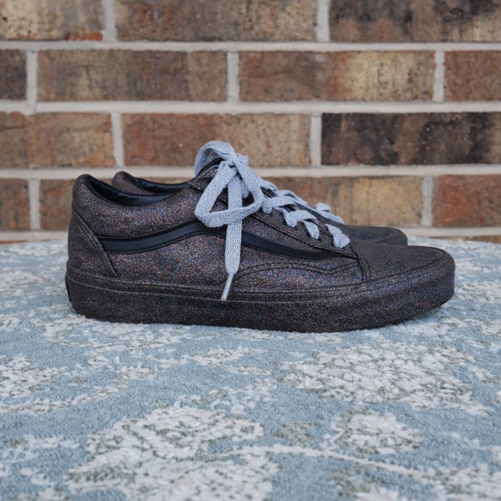 Opening Ceremony x Vans Old Skool Glitter Rainbow Sneakers 7.5 Rare Collab Y2K - Picture 3 of 16